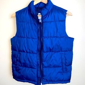 ❣️2/$15❣️EUC Boys Medium (8) blue Old Navy puffer vest